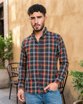 Camisa Moonkey Manga Larga Cuadros Multicolor — Shadow Ridge