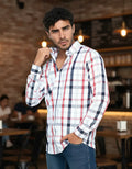 Camisa Moonkey Manga Larga Cuadros Multicolor — Night Harbor
