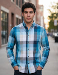 Camisa Moonkey Manga Larga Cuadros Multicolor — Sandstone Ridge